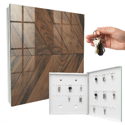 Key box Wooden fish bone
