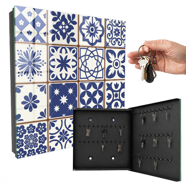 Key storage box Retro mosaic