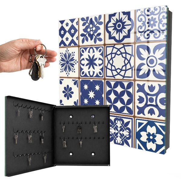 Key storage box Retro mosaic