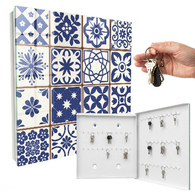 Key storage box Retro mosaic