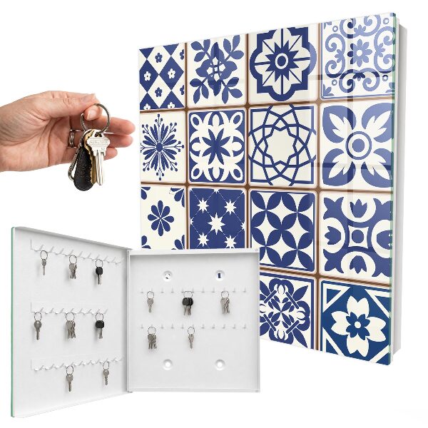 Key storage box Retro mosaic