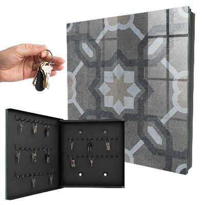Key cabinet for wall Geometric elegance