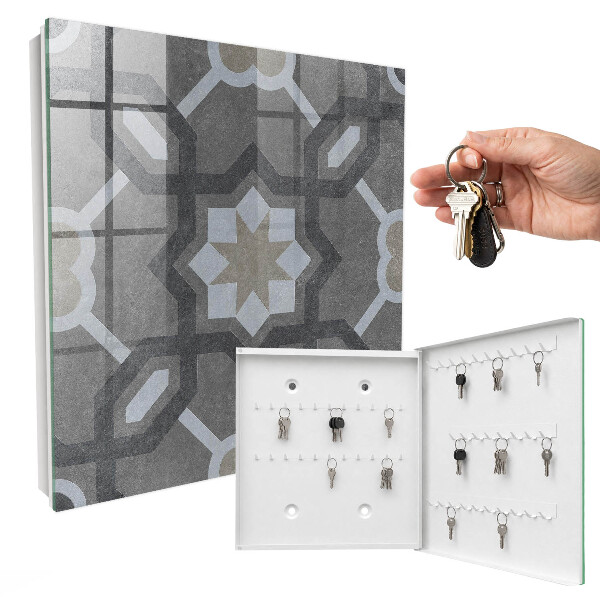 Key cabinet for wall Geometric elegance