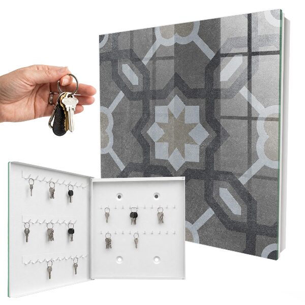 Key cabinet for wall Geometric elegance