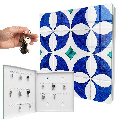 Key storage box Geometric motif