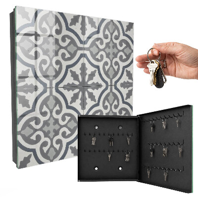 Key box Geometric pattern