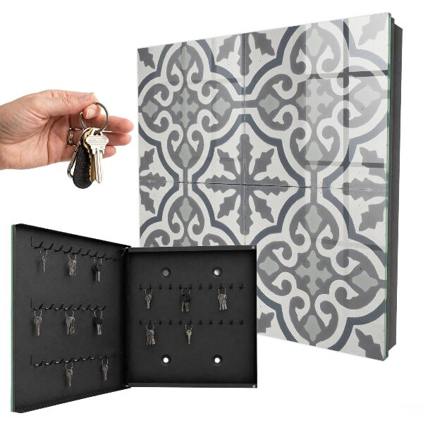 Key box Geometric pattern