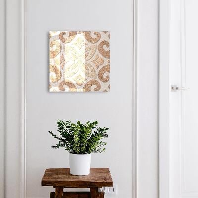 Key storage box Beige elegance