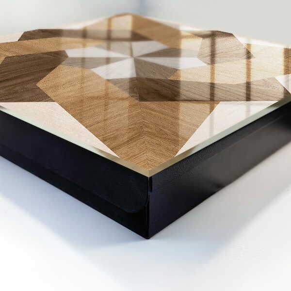 Key cabinet for wall Wooden star