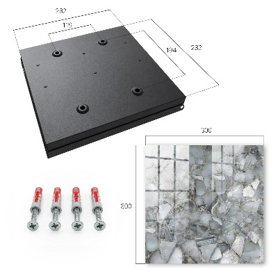 Key box Stone mosaic