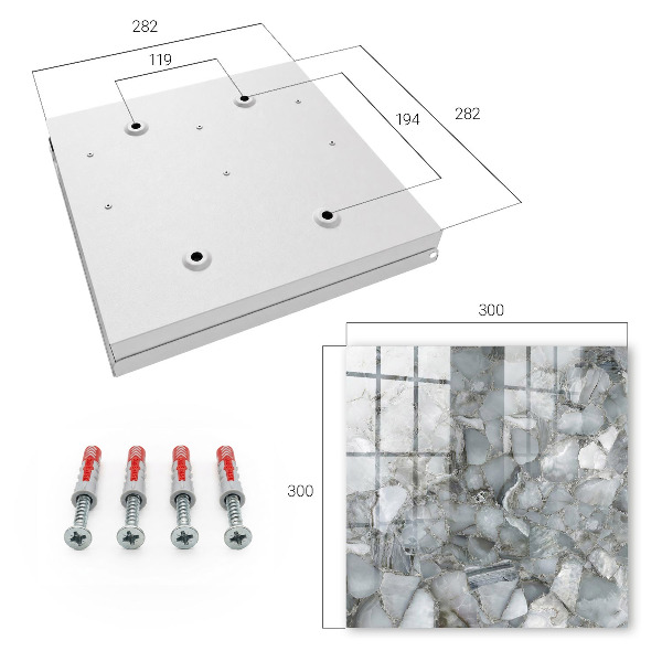 Key box Stone mosaic
