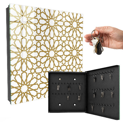 Key storage box Geometric pattern