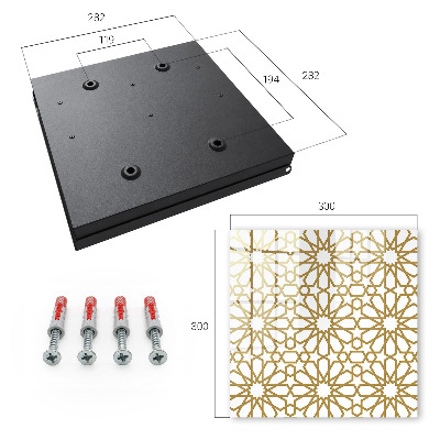 Key storage box Geometric pattern