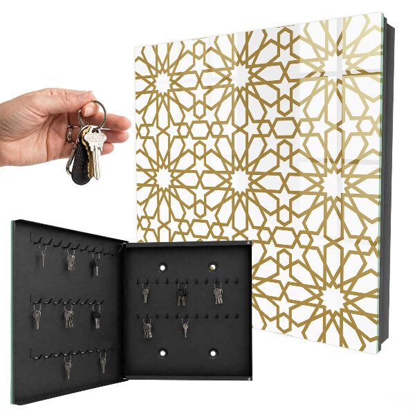 Key storage box Geometric pattern