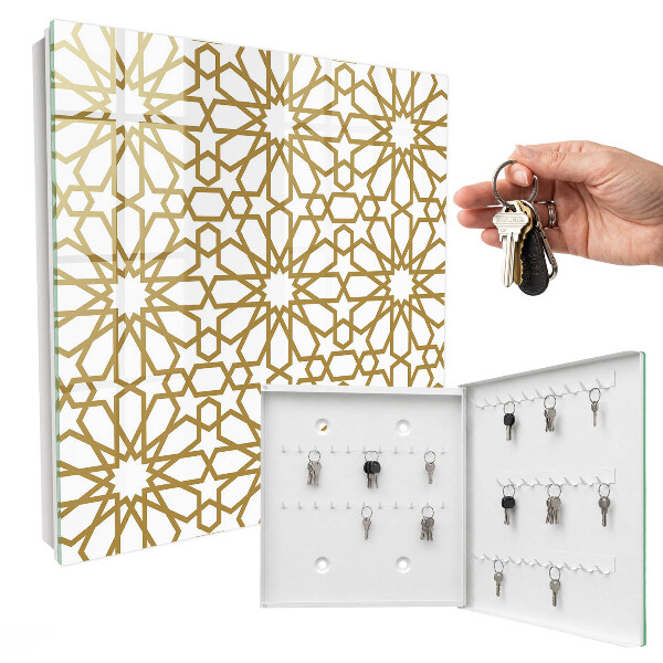 Key storage box Geometric pattern