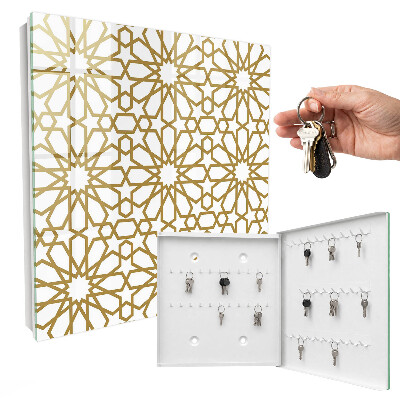 Key storage box Geometric pattern