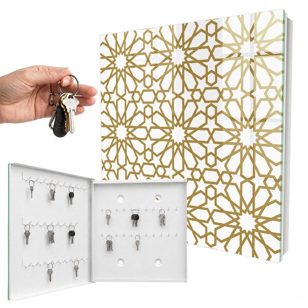 Key storage box Geometric pattern