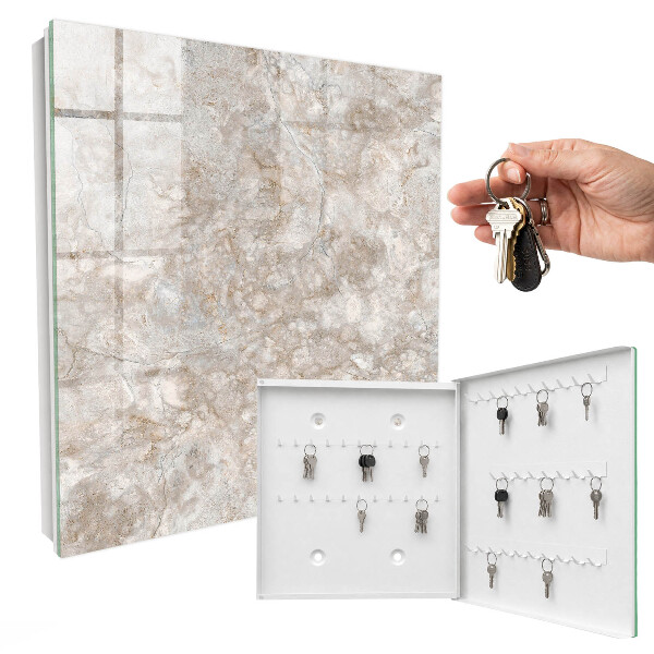 Key cabinet for wall Marble structure