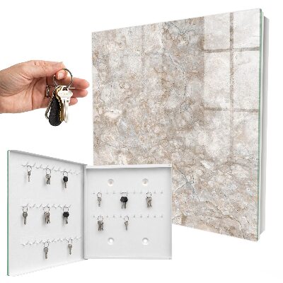 Key cabinet for wall Marble structure