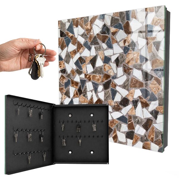 Key storage box Geometric mosaic