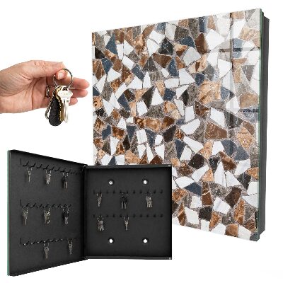 Key storage box Geometric mosaic