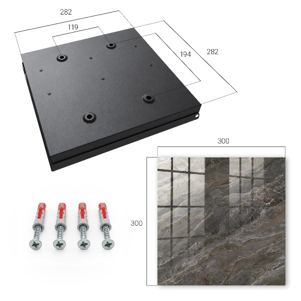 Key box Marble texture