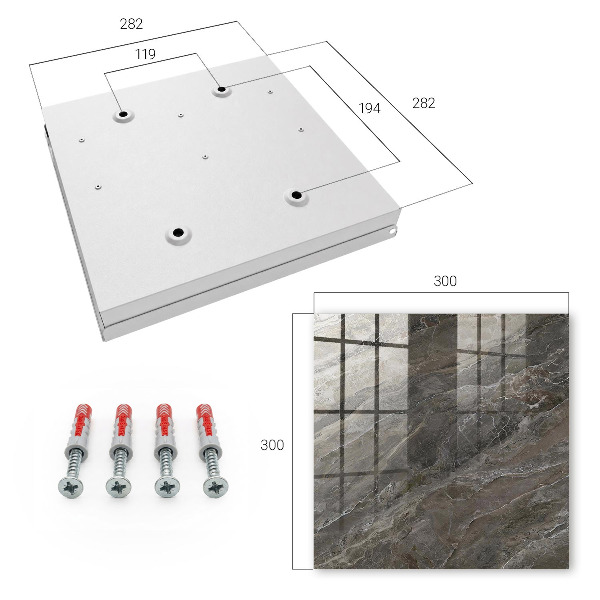 Key box Marble texture