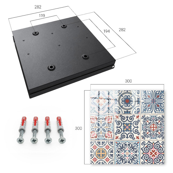 Key storage box Mosaic patterns