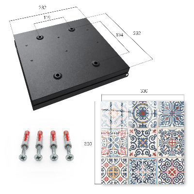 Key storage box Mosaic patterns