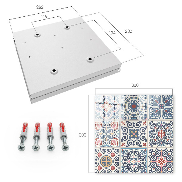 Key storage box Mosaic patterns