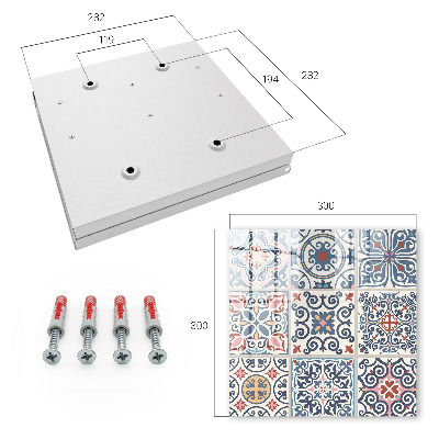 Key storage box Mosaic patterns