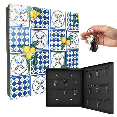 Key cabinet for wall Lemon tiles
