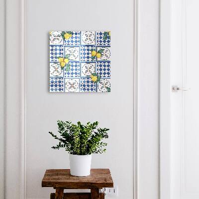 Key cabinet for wall Lemon tiles