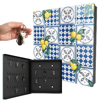 Key cabinet for wall Lemon tiles
