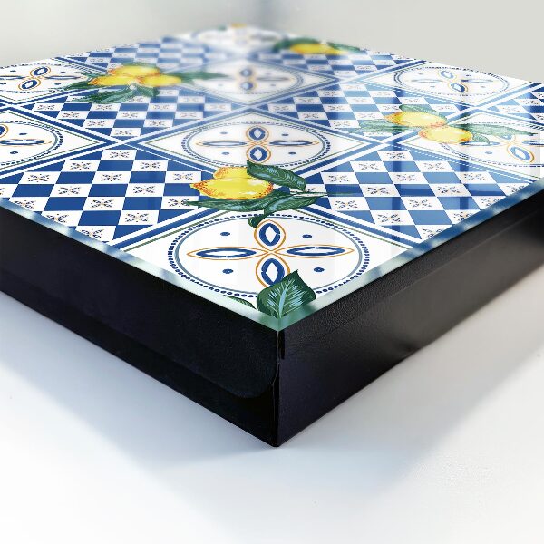 Key cabinet for wall Lemon tiles