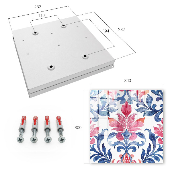 Key storage box Colorful decorations