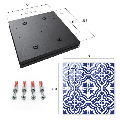 Key cabinet for wall Geometric beauty