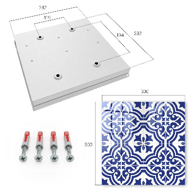 Key cabinet for wall Geometric beauty