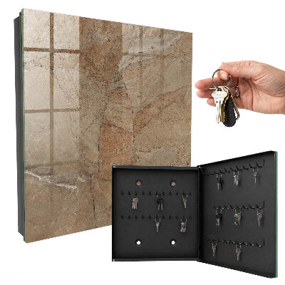 Key cabinet for wall Stone texture