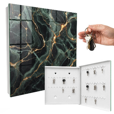 Key cabinet for wall Marble elegance