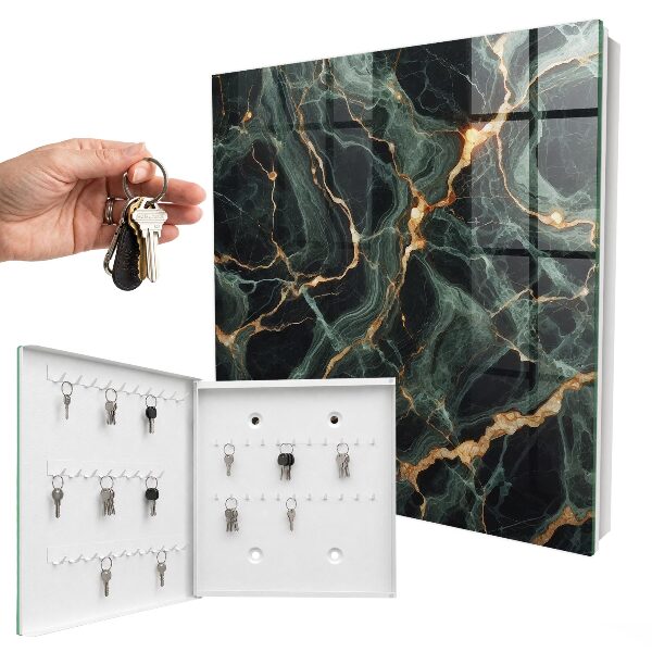 Key cabinet for wall Marble elegance