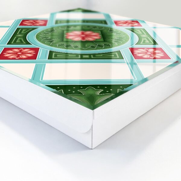 Key box Floral geometry