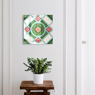 Key box Floral geometry