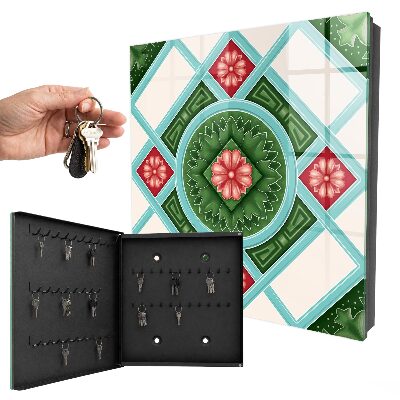 Key box Floral geometry