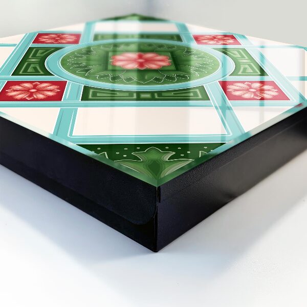 Key box Floral geometry