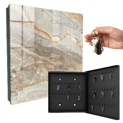 Key storage box Elegant marble