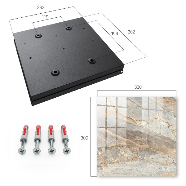 Key storage box Elegant marble
