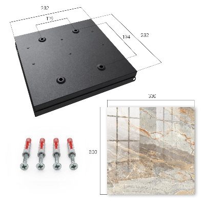 Key storage box Elegant marble