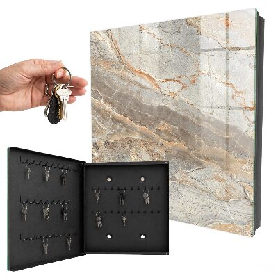 Key storage box Elegant marble