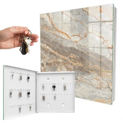 Key storage box Elegant marble